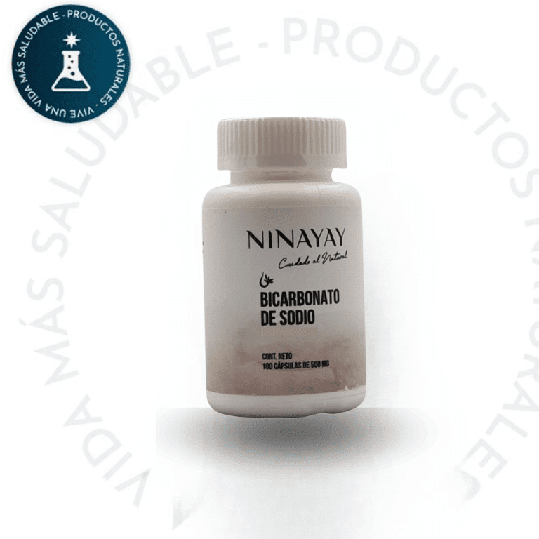 BICARBONATO DE SODIO C/ 100 CAPS DE 500MG NINAYAY