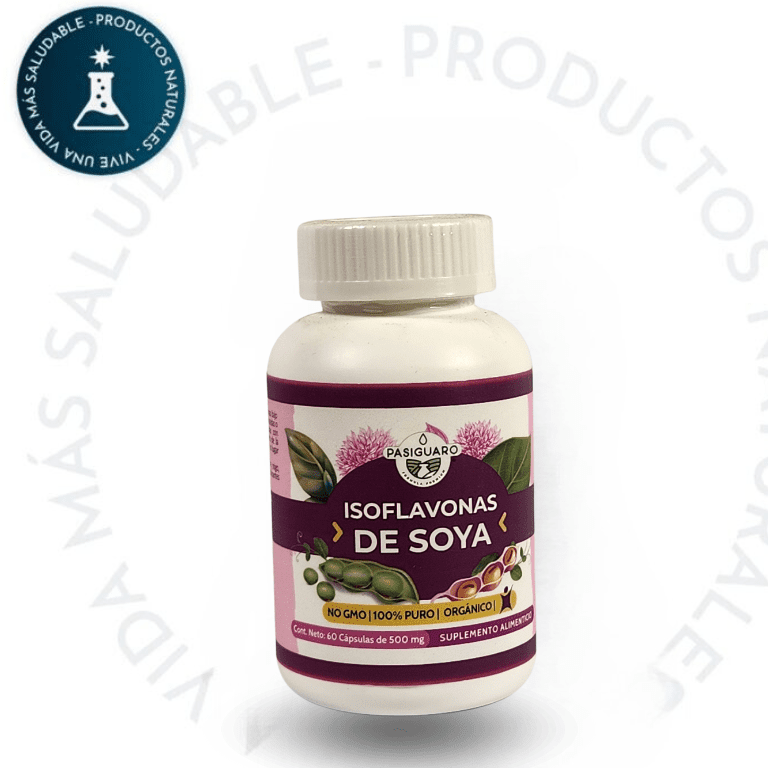 ISOFLAVONAS DE SOYA PASIGUARO 60 CAPS DE 500MG